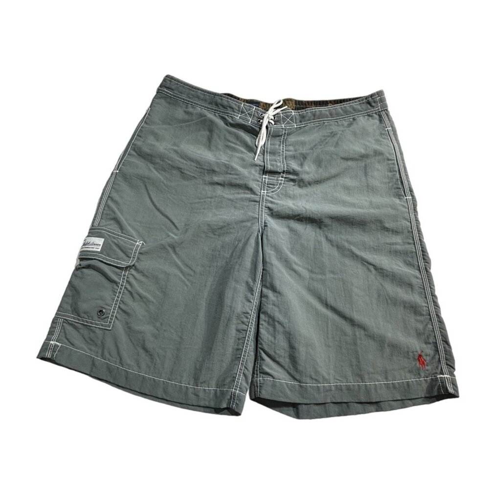 Polo by Ralph Lauren Olive Green Men's Swim Board Shorts